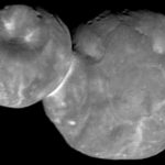 # photo | Pits and scars on the surface of the asteroid Ultima Thule