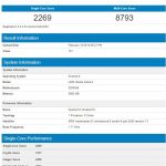 Nokia 9 tested by Geekbench