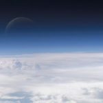 Earth's atmosphere turned out to be more than was thought. It goes beyond the orbit of the moon