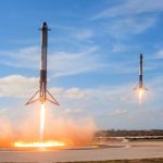 今日のビデオ：SpaceX Falcon Heavyの3つのステップすべてに着陸