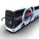 Hyundai introduserte en stor to-etasjers elektrisk buss for 70 passasjerer