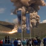 # video | La boquilla del nuevo cohete Omega para la Fuerza Aérea de los Estados Unidos explotó durante las pruebas