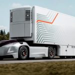 Volvo mostró camión eléctrico sin tripulación sin cabina