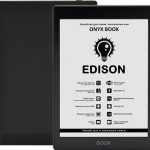 Announcement. Onyx Boox Edison - 7.8 ″ ereader without stylus, but with a very smart case