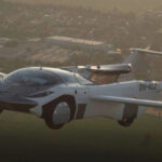 The flying car made an intercity flight. Why is this just a prank?