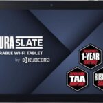 Announcement. Kyocera DuraSlate bath tablet