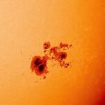 A giant spot has formed on the Sun. What does it threaten?