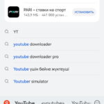 Instructions: how to install YouTube on a HUAWEI smartphone - download the application from AppGallery