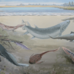 Archaeologists discover fossils of giant fish that preyed on human ancestors