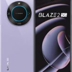 Анонс. Lava Blaze 2 5G – смартфон-індієць із синім кільцем, що світиться.